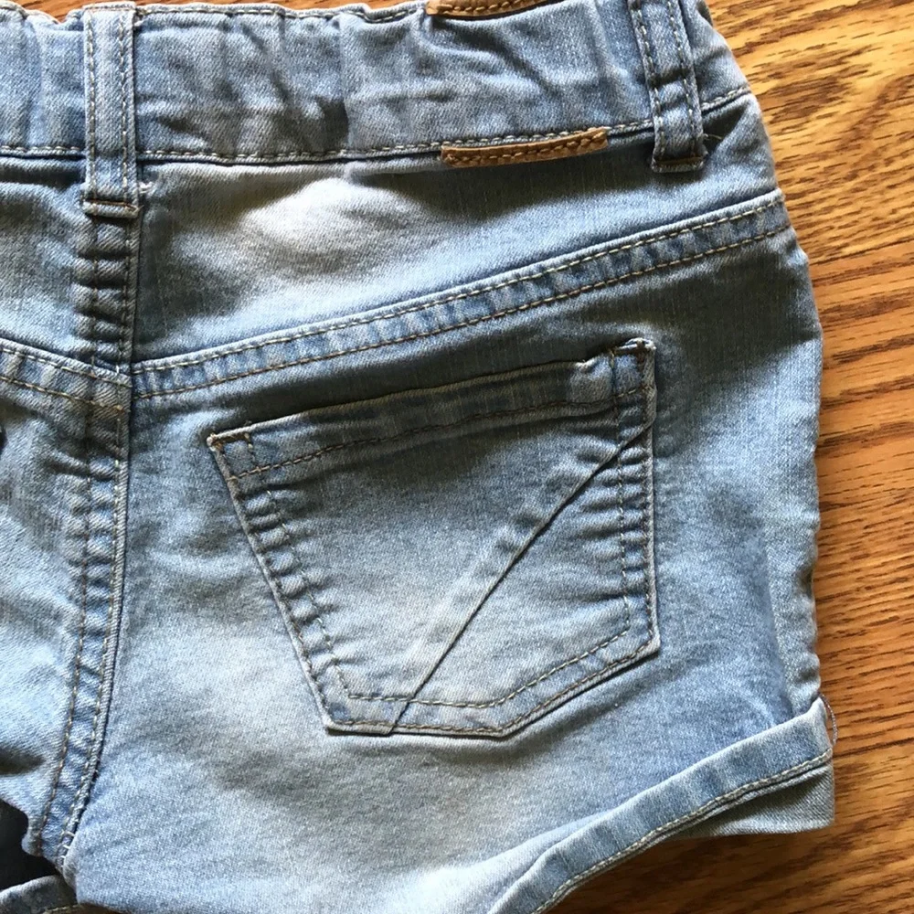 DKNY Girls Hipster Jean Shorts - Picture 3 of 8